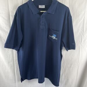 Princess Cruises Men's Polo Shirt XL Caribbean Princess Blue Embroidered Logo